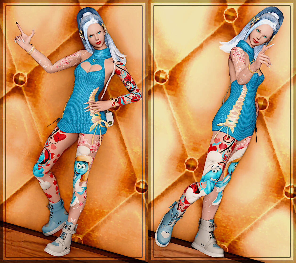 Smurf Tattoo